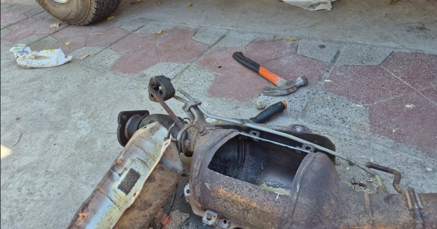 Filtro de partículas DPF retirado por Reprochile